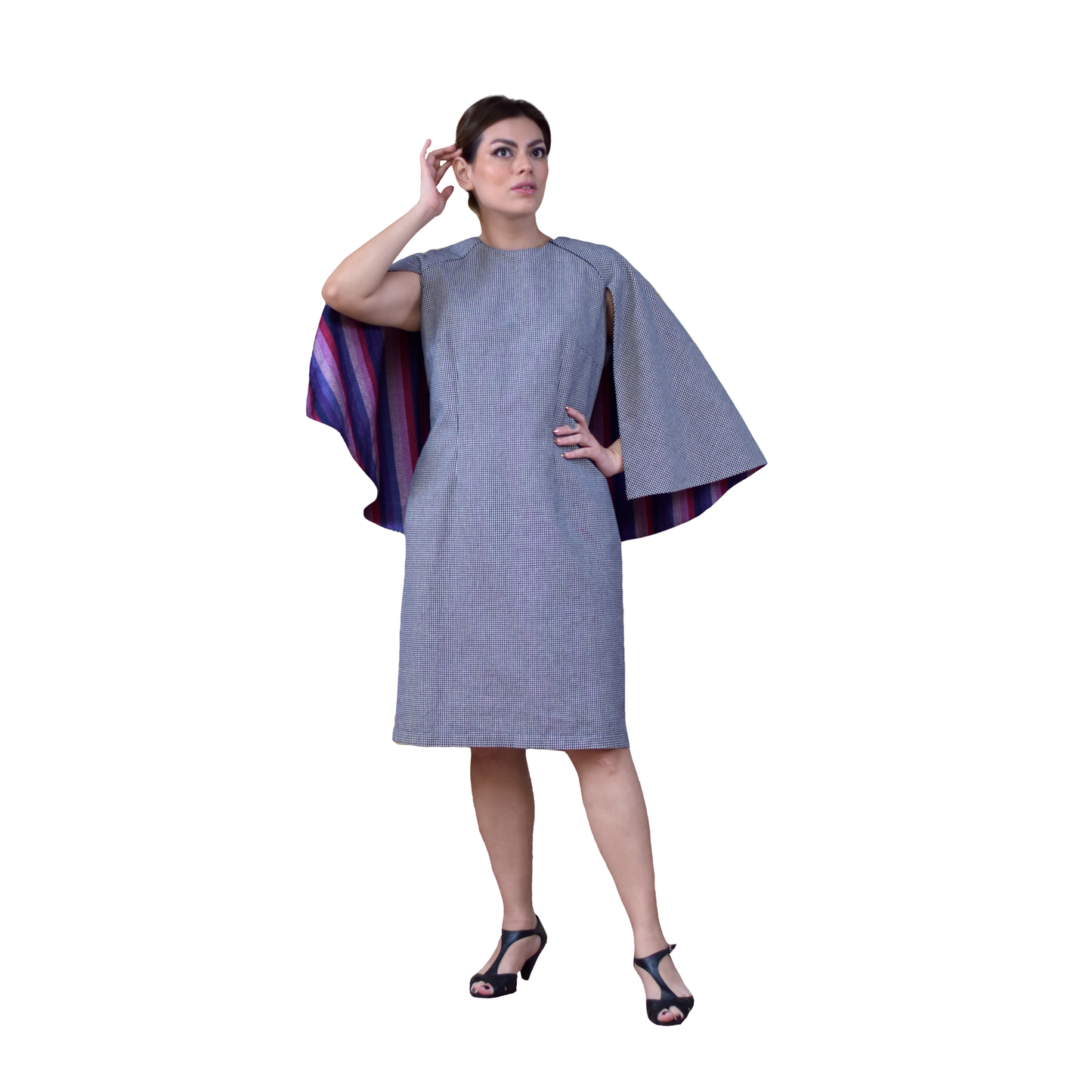 Vestido Telar Pañuelo Zinacantán y Sedalina