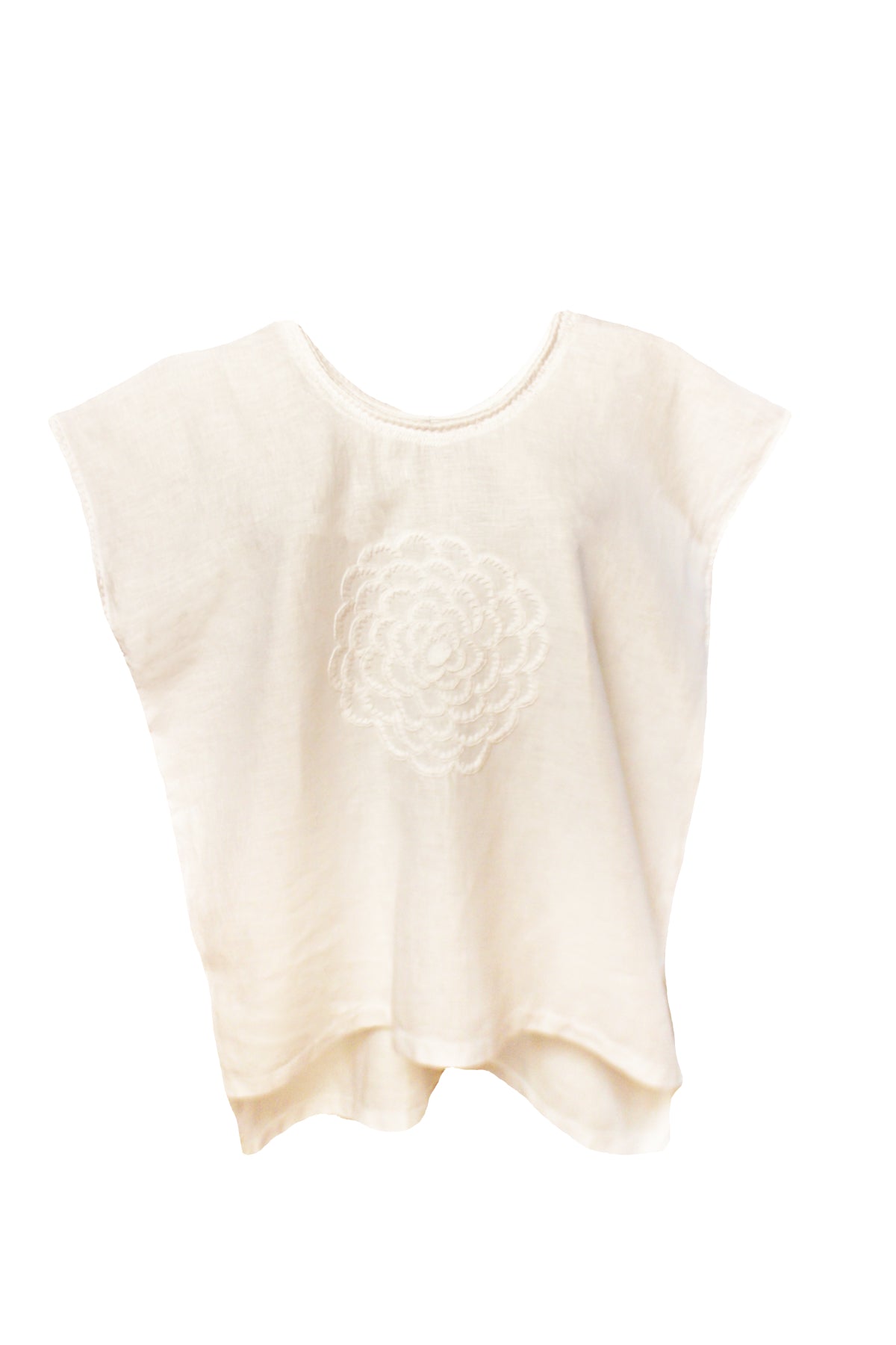 Blusa de lino. Crisantemo