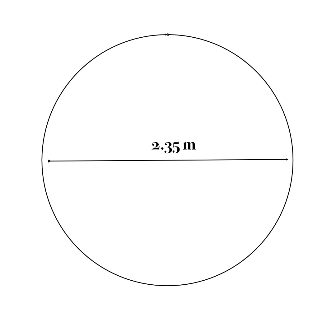 Mantel redondo Calafia (+ 8 servilletas).
