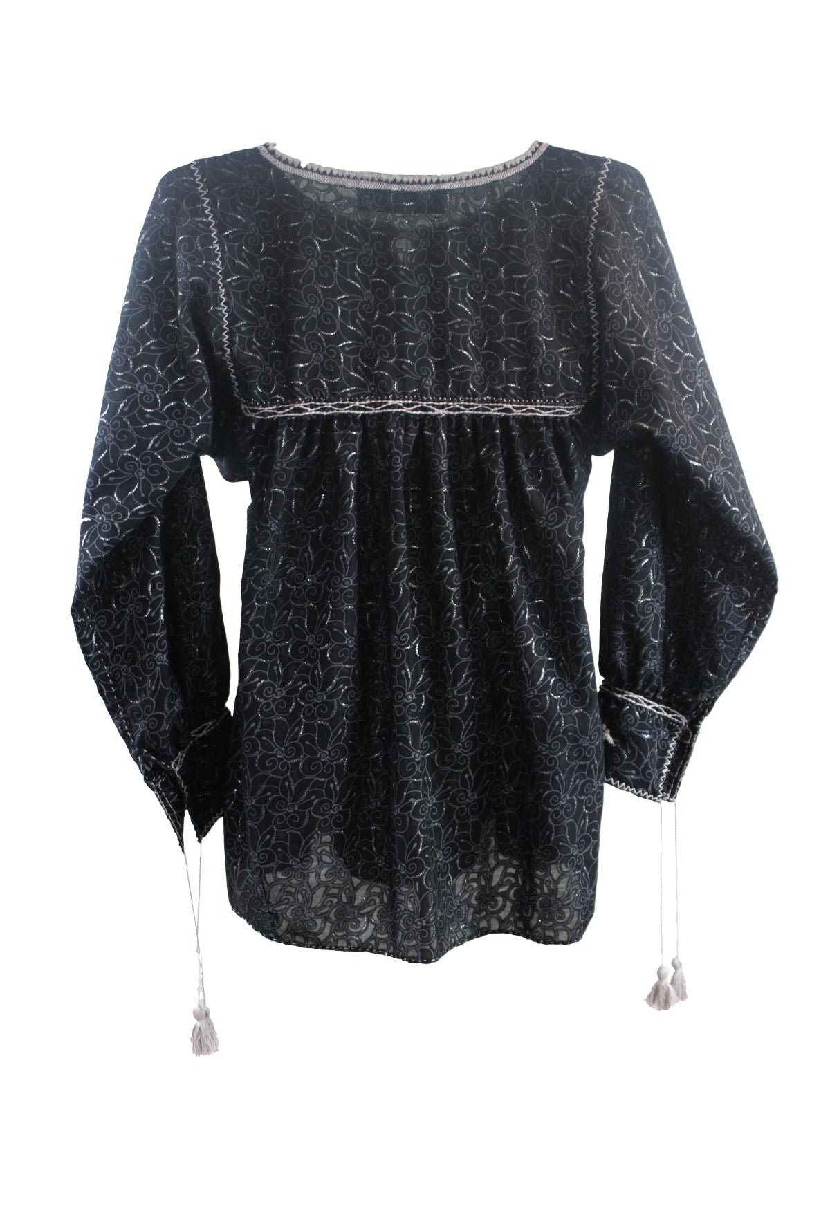 Blusa Aguacatenango Bolitas Algodón