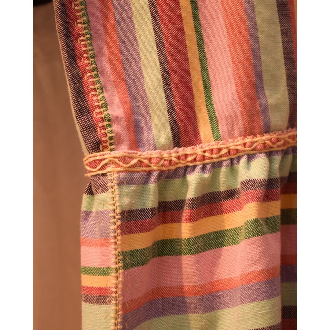 Vestido Telar Artesanal Bordado Aguacatenango