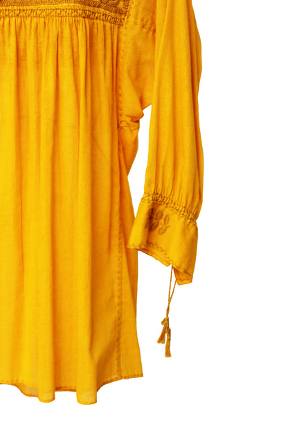 Blusa Aguacatenango Mostaza