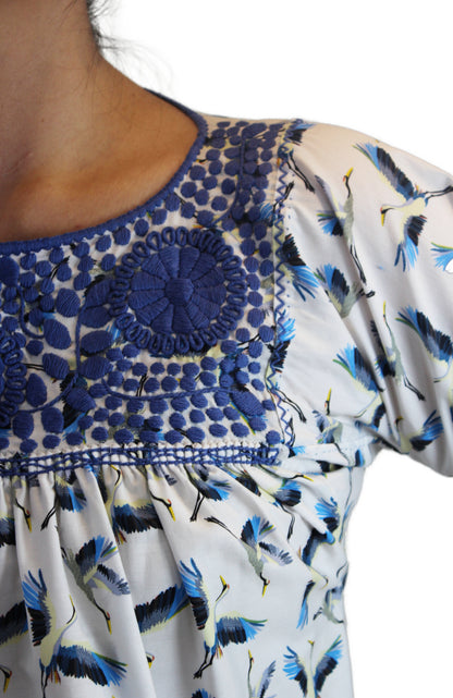 Blusa Aguacatenango Bolitas Algodón