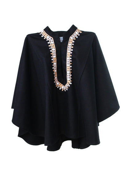 Capa Nayarit paño bordado Chamula