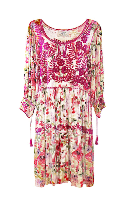 Vestido Chiapas Tradicional Aguacatenango dos vuelos