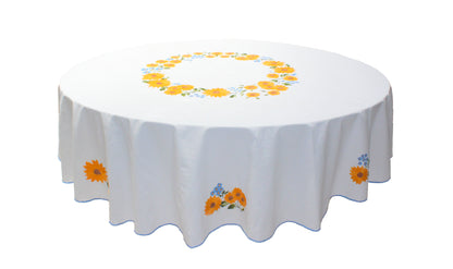 Mantel redondo Guadalajara (+ 8 servilletas).