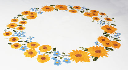 Mantel redondo Guadalajara (+ 8 servilletas).