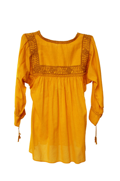 Blusa Aguacatenango Mostaza