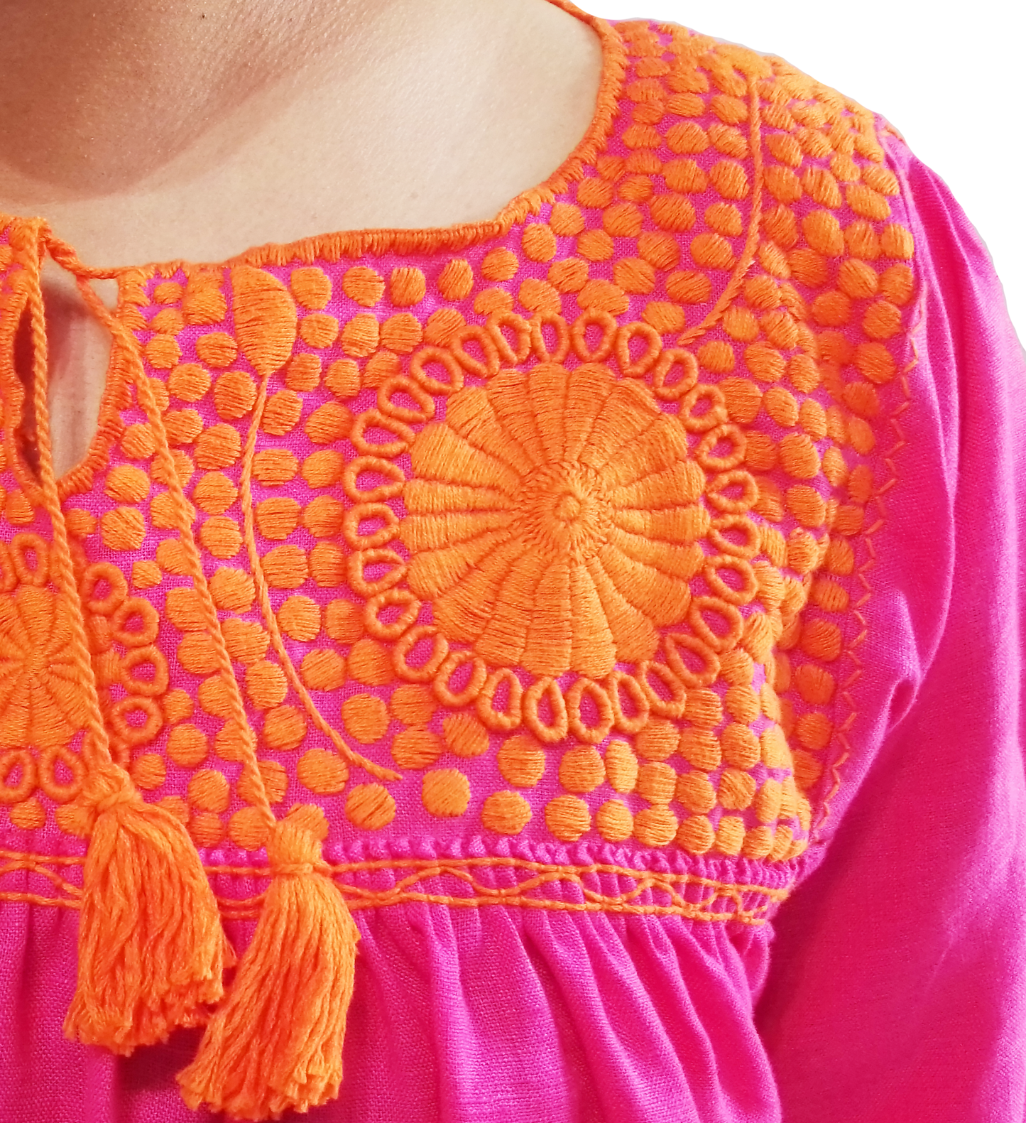 Blusa Típica Aguacatenango lino