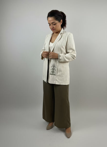 Saco Chiapas bordado milpa