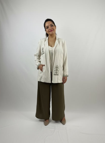 Saco Chiapas bordado milpa