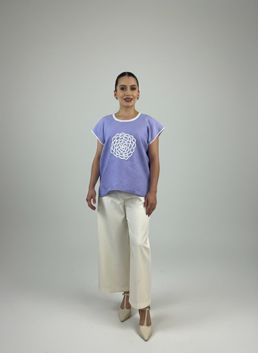 Blusa Chiapas Crisantemo