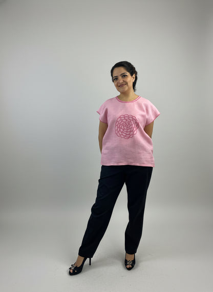 Blusa Chiapas Crisantemo