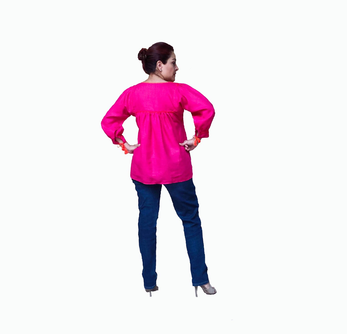 Blusa Típica Aguacatenango lino
