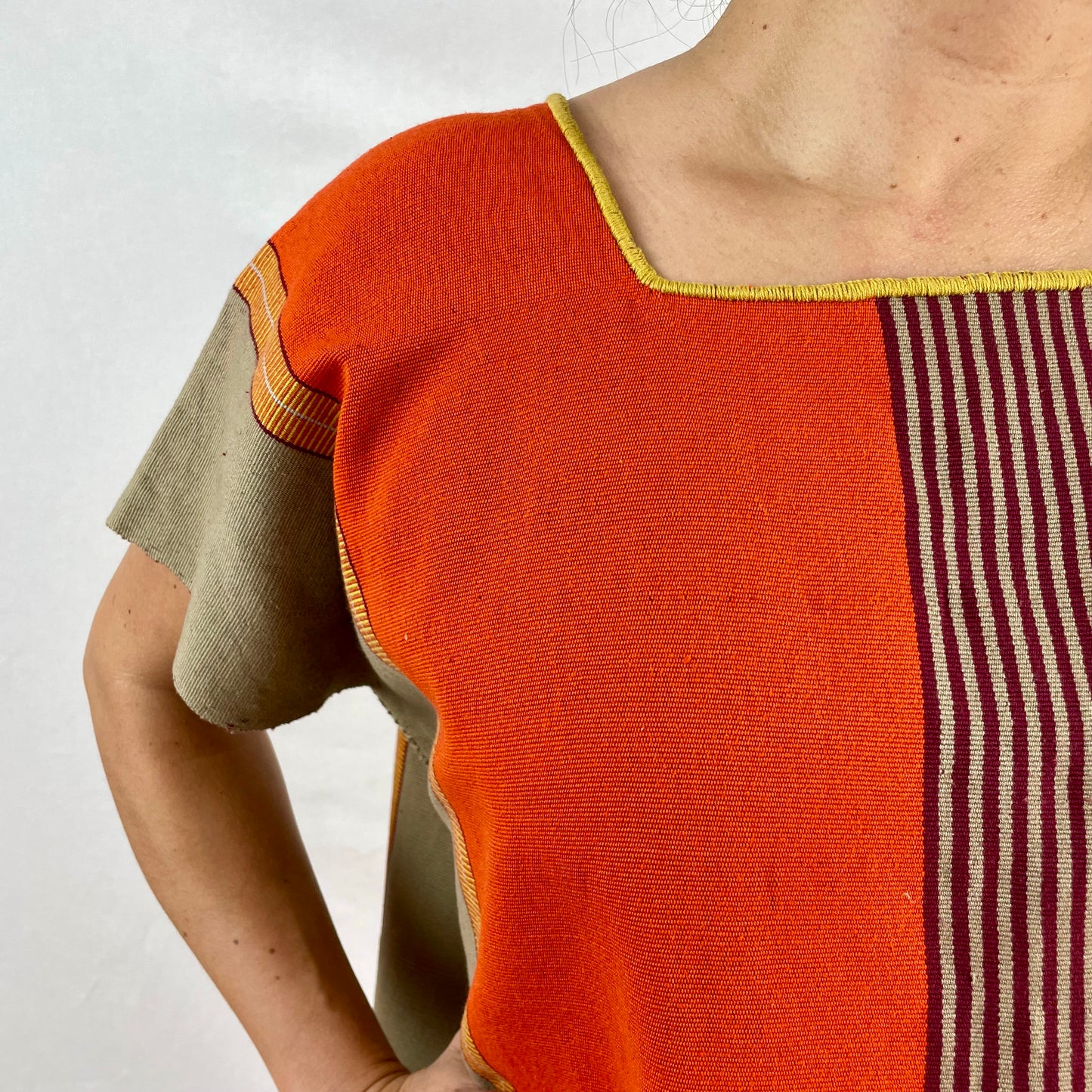 Vestidos Telar Rayas Larrainzar