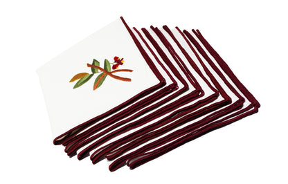 Mantel redondo Montebello (+ 8 servilletas).