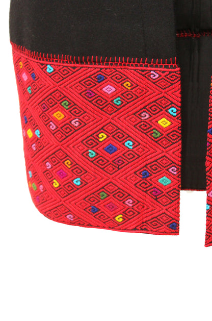 Chaleco Chiapas Cenefa Larrainzar