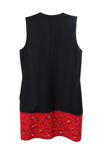 Chaleco Chiapas Cenefa Larrainzar