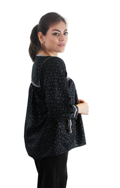 Blusa Aguacatenango Bolitas Algodón