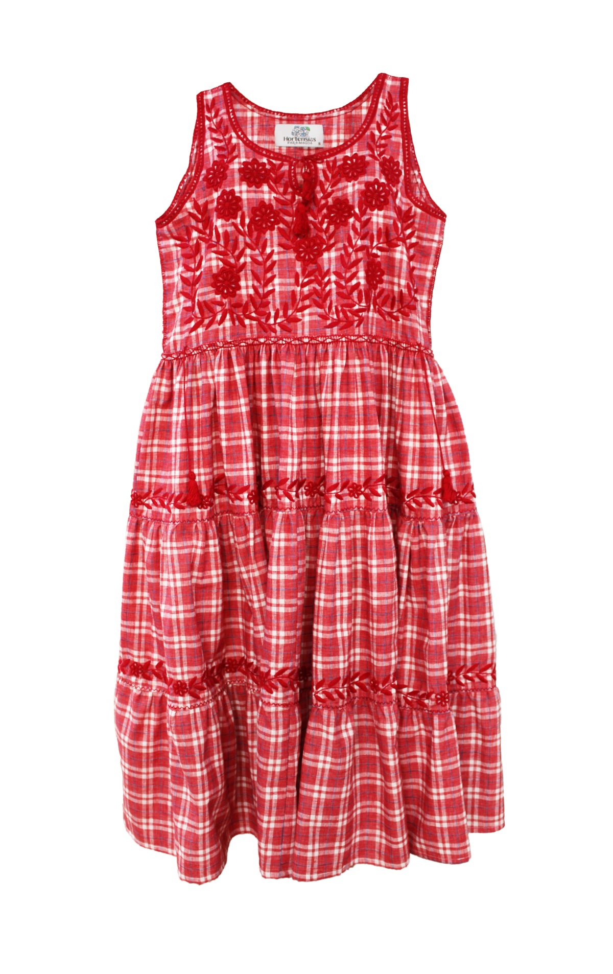 Vestido tradicional Aguacatenango sin mangas