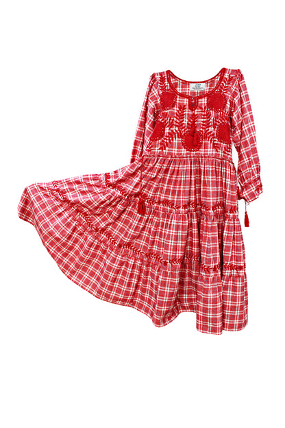 Vestido tradicional Aguacatenango manga larga