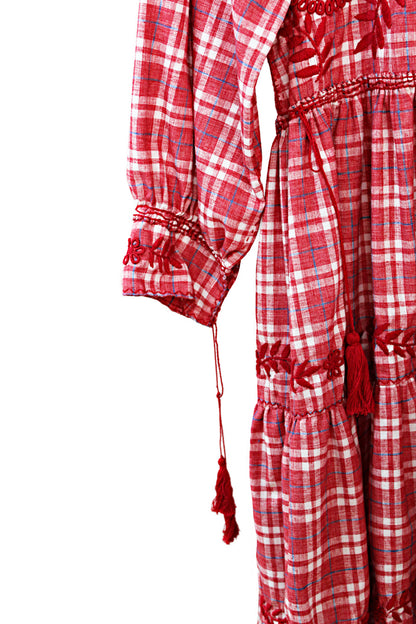 Vestido tradicional Aguacatenango manga larga