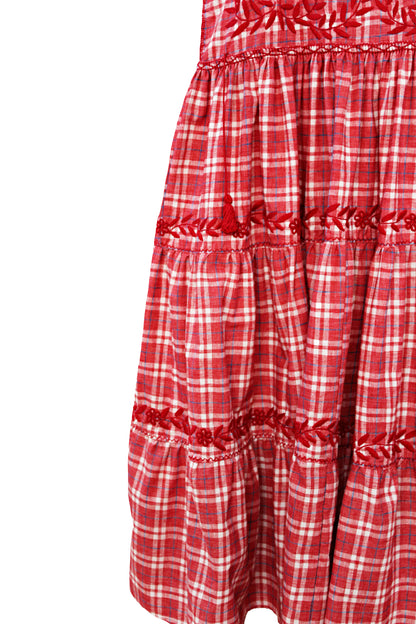 Vestido tradicional Aguacatenango sin mangas