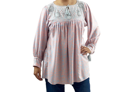 Blusa Aguacatenango Bolitas Algodón