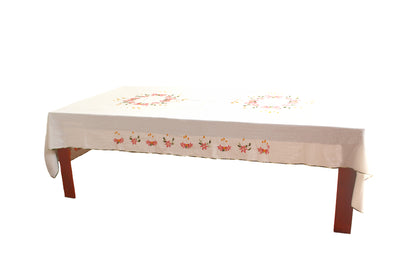 Mantel rectangular Velas (+ 12 servilletas).