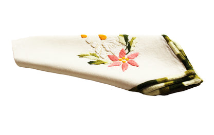 Mantel rectangular Velas (+ 12 servilletas).