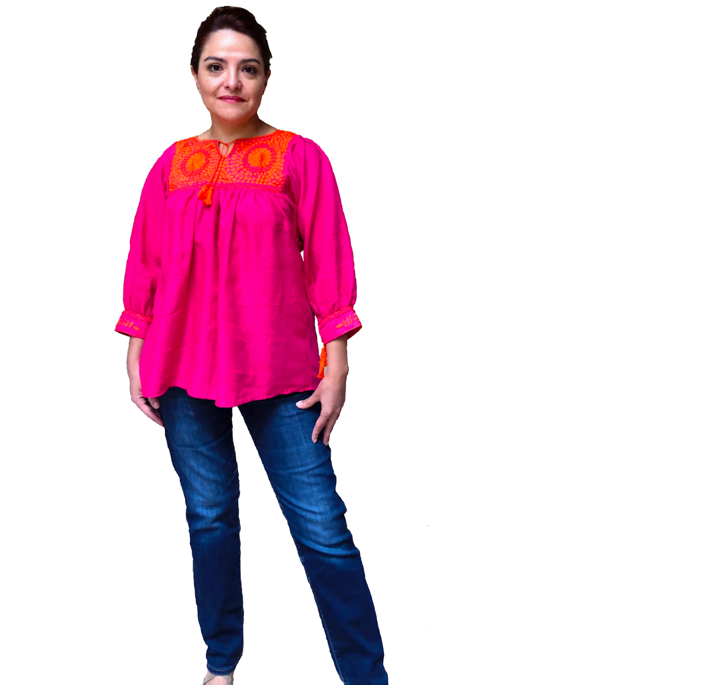 Blusa Típica Aguacatenango lino